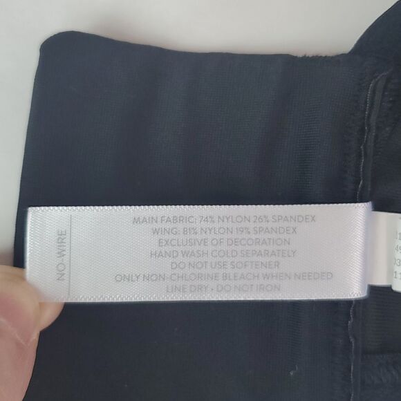 LIVI Lane Bryant Wireless Medium-Impact Wicking Sports Bra Black Size 44DDD - Picture 9 of 10